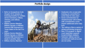 Free - Professional Military PowerPoint Template Slide Design